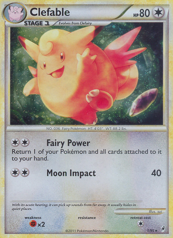 Clefable 1/95 Reverse holo